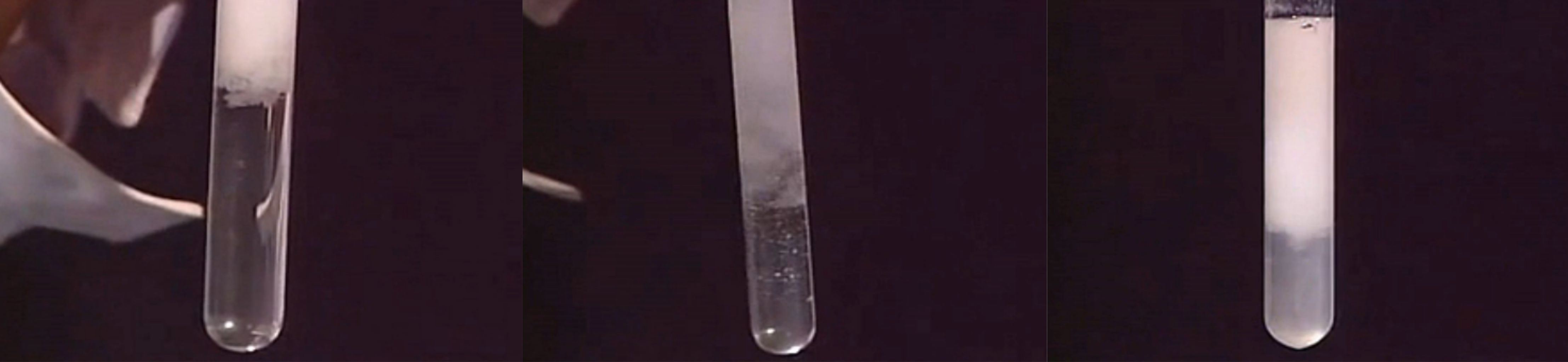 向NaOH溶液里滴加AlCl3溶液至過量,開始無沉淀，過一會兒產(chǎn)生白色沉淀且不溶解